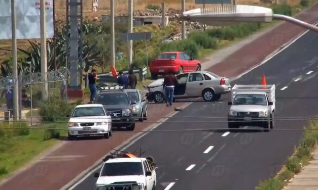 Un lesionado en accidente en la Pachuca-Ciudad Sahagún