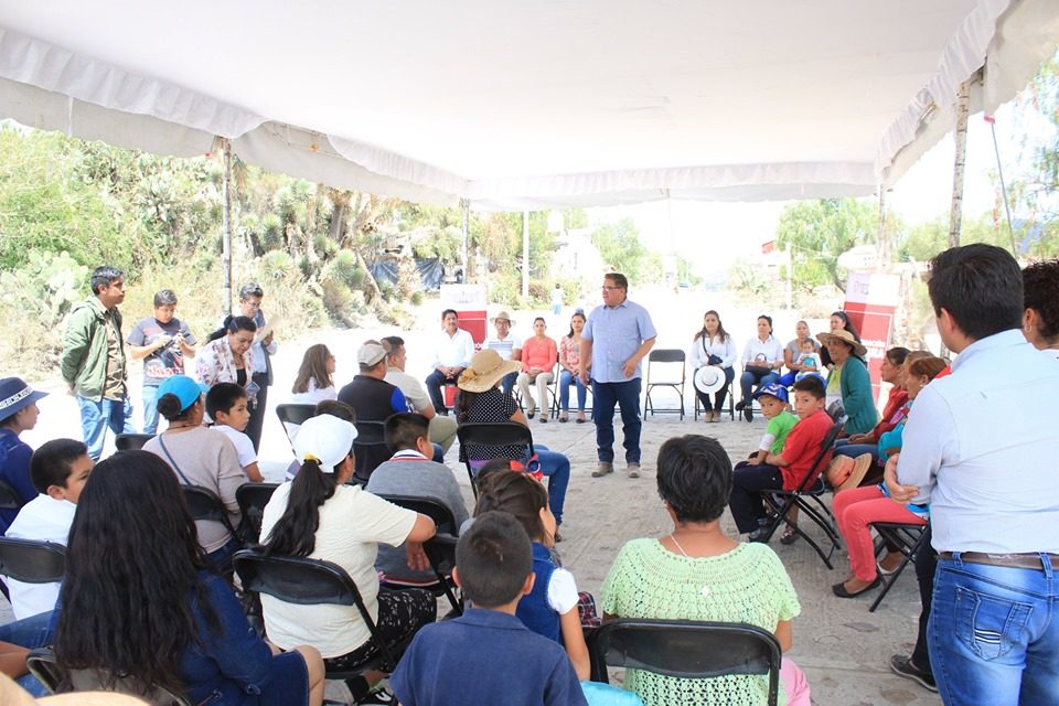 Inauguran obras en el municipio de Villa de Tezontepec
