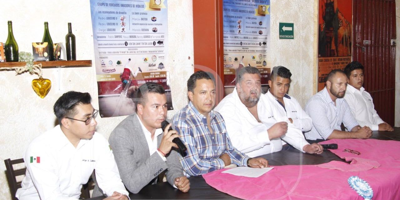 Forcados amadores de Hidalgo celebrarán una década con festival de rejones