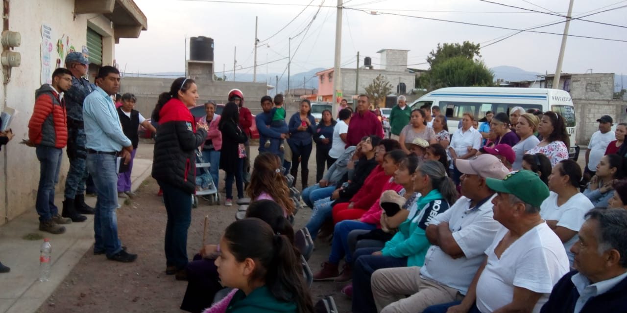 Alcaldesa de Santiago Tulantepec busca cercanía con la población