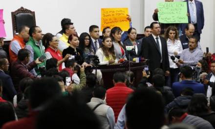 Suspenden sesión legislativa por ausencia de Morena 