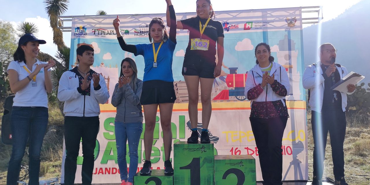 Rodríguez y Ávila, campeones del tercer serial atlético Dejando Huella en Hidalgo