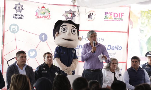 Realizan Feria de la Prevención del Delito en Tizayuca