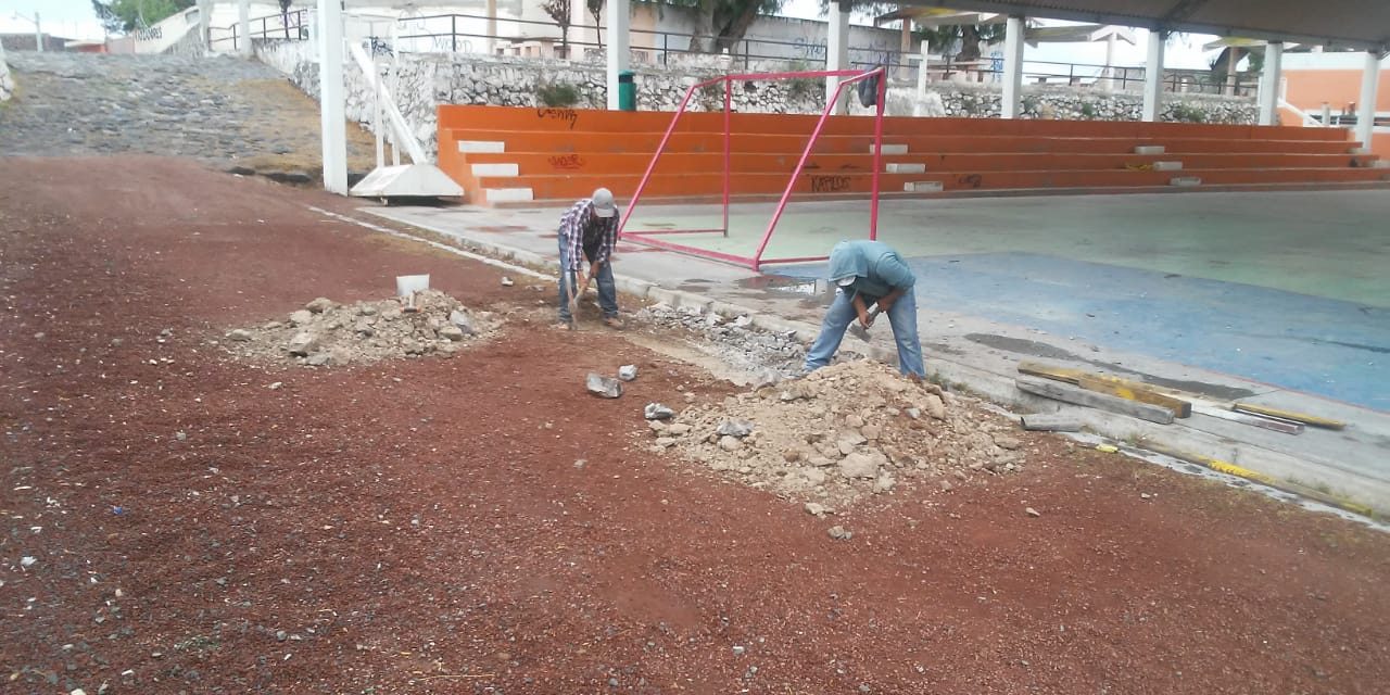 Mejoran espacios públicos en Tolcayuca