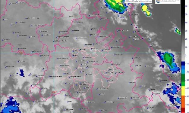 Continúa aceleración de vientos y posibilidad de lluvias