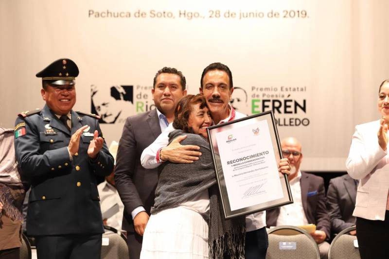 Entrega Omar Fayad Meneses  Premios Estatales de Cultura Hidalgo 2019