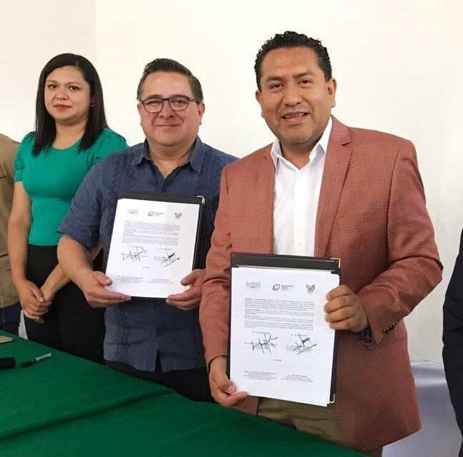 Ayuntamiento de Villa de Tezontepec y la Secretaría de Cultura firman convenio