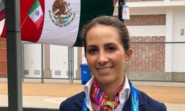Martha del Valle a la final de adiestramiento en los Panamericanos