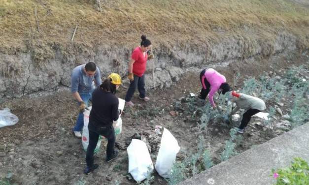 Jóvenes participarán en el proyecto Limpiando juntos por un Villa de Tezontepec mejor