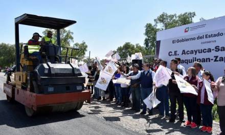 Arranca mantenimiento a la carretera intermunicipal de Zapotlán de Juárez