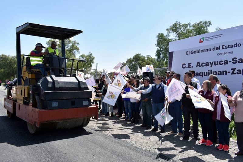 Arranca mantenimiento a la carretera intermunicipal de Zapotlán de Juárez
