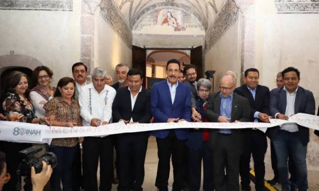 Inaugura Fayad exposición con piezas restauradas por INAH