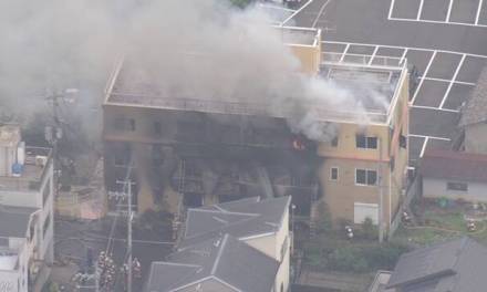 Van 33 muertos por incendio en estudio Kyoto en Japón