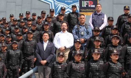 Se integran 104 cadetes a la Policía Estatal de Hidalgo