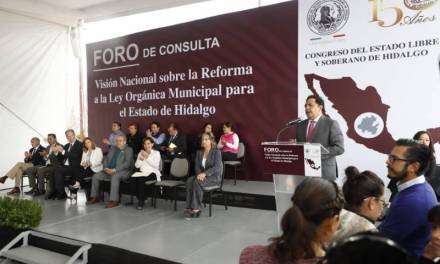 Fortalecer municipios tarea permanente del Gobierno de Hidalgo: Lamán Carranza