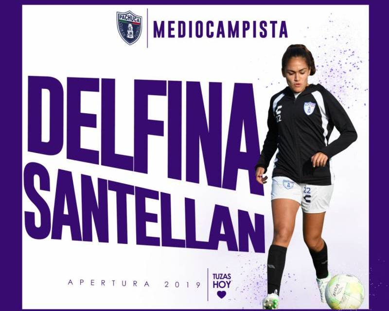 Delfina Santellan, sexto refuerzo de las Tuzas del Pachuca