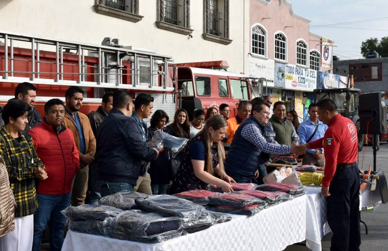 Conmemoran el Día del Bombero en Zapotlán de Juárez