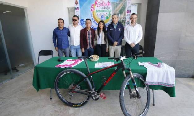Promueven riquezas naturales de la Vega de Metztitlán con rodada ciclista