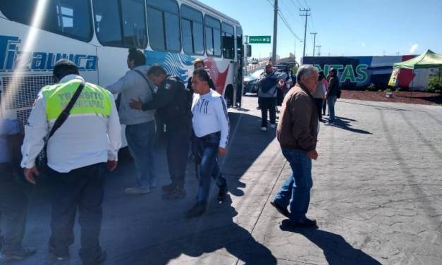 Asaltan autobús de pasajeros en Tizayuca