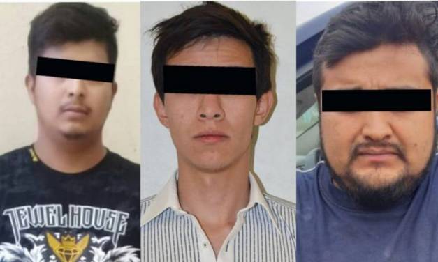 Detiene a 3 hombres relacionados con probables delitos