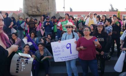 Protestan  en Pachuca  por violencia, abuso sexual y feminicidios