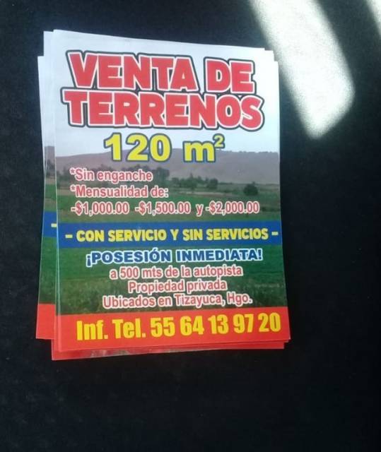 Denuncian venta de terrenos irregulares en Tolcayuca