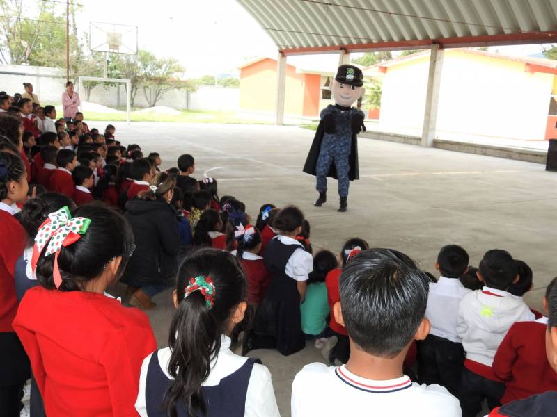 Previenen delitos en infantes de Tolcayuca