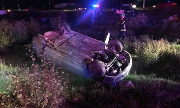 Se registra accidente en Las Torres, un ciclista y una menor resultan heridos