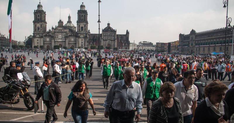 26 personas resultaron heridas en el macrosimulacro del sismo en CDMX