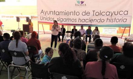 Personas con discapacidad reciben apoyo alimentario en Tolcayuca