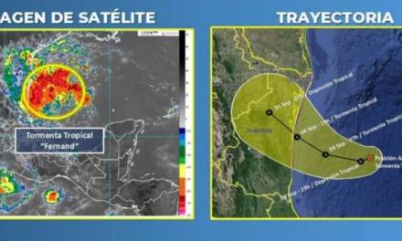 Alertan a Tamaulipas, Veracruz y Nuevo León por tormenta Fernand