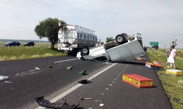 Accidente en la México-Pachuca deja una persona lesionada