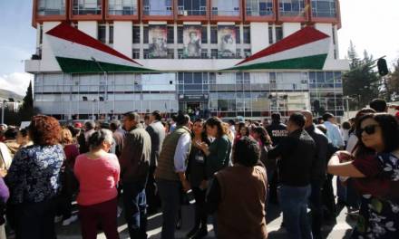Mil 400 personas participaron en el simulacro de sismo en el Palacio de Gobierno de Hidalgo