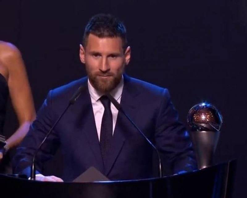 Messi gana por primera vez el premio “The Best” de la FIFA