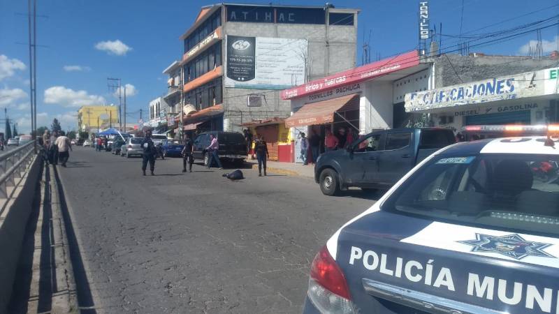 Dos presuntos delincuentes resulta heridos al enfrentar a policías en Actopan