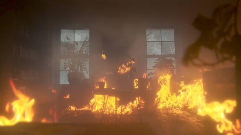 Hombre apuñala a sus seis hijos e incendia su casa con ellos en el interior