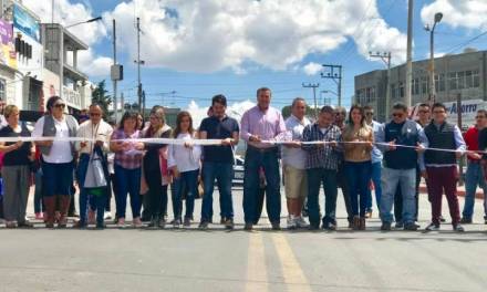 Inauguran ampliación de la avenida Fernando de Alba en Tepeapulco
