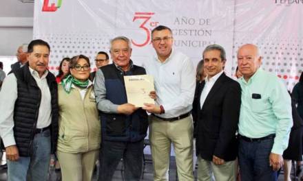 Alcalde de Tepeapulco hace público su Tercer Informe de Gobierno