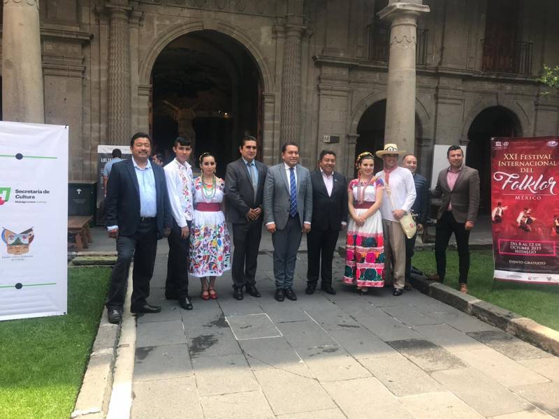 Todo listo para el Festival Internacional del Folklor de Hidalgo-México 2019