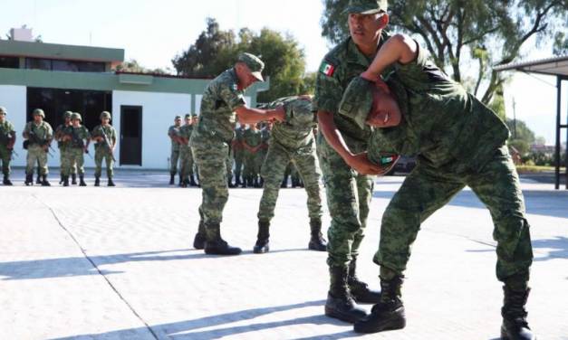 Imparte SSPH curso de defensa personal a 18va. Zona Militar