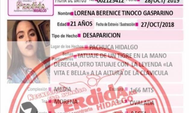 Encuentran sin vida en Tizayuca a joven reportada como desaparecida en Pachuca