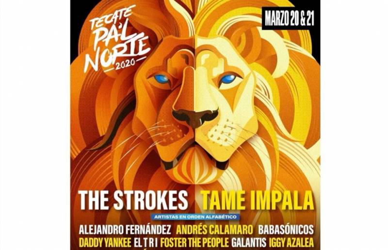 The Strokes y Tame Impala encabezan cartel de Tecate Pa’l Norte 2020