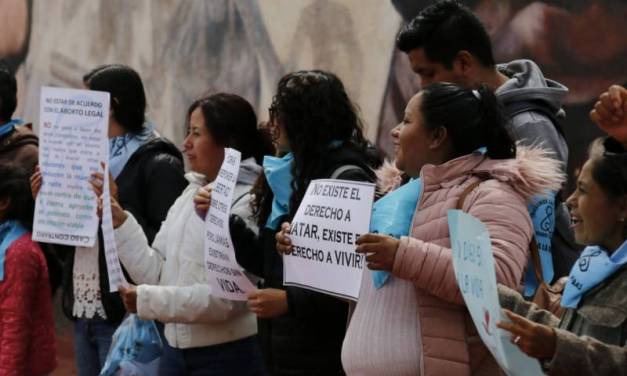 Ola Celeste se mantienen firme en contra de la despenalización del aborto