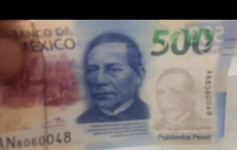 Alertan por pagos con billetes falsos de 500 pesos en Villa de Tezontepec