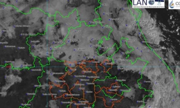 Aumenta probabilidad de lluvias en el estado