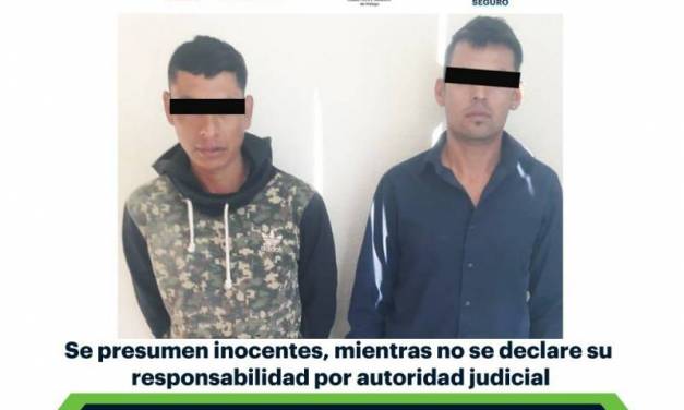 Asegura SSPH a hombres armados en diferentes operativos