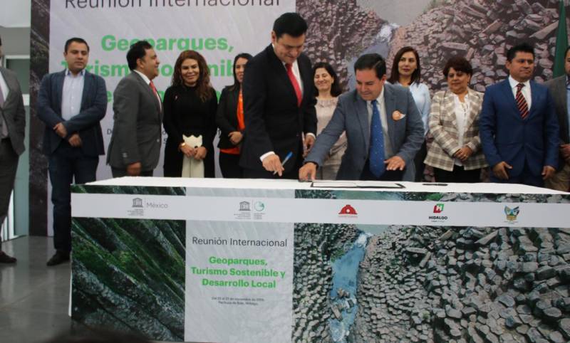 Comparte Hidalgo avances en gestión y manejo sostenible de Geoparque