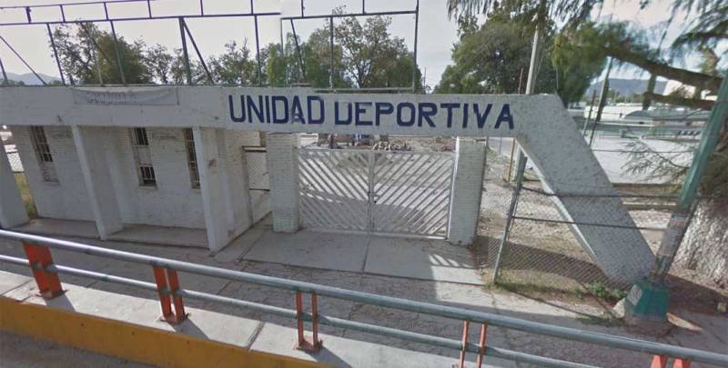 Unidad Deportiva de Ixmiquilpan en el abandono