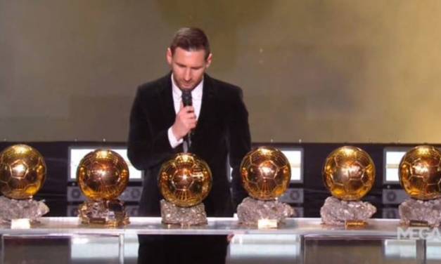 Messi gana su sexto balón de oro