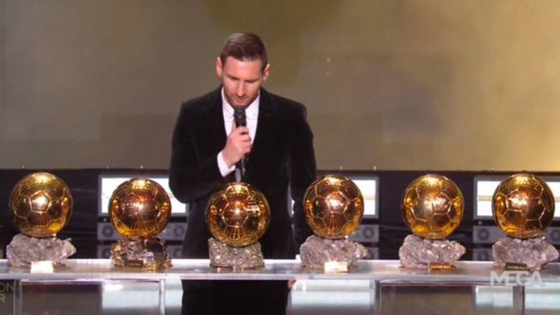 Messi gana su sexto balón de oro